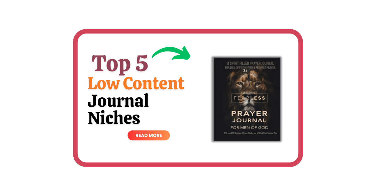 Top 5 low content journal niches