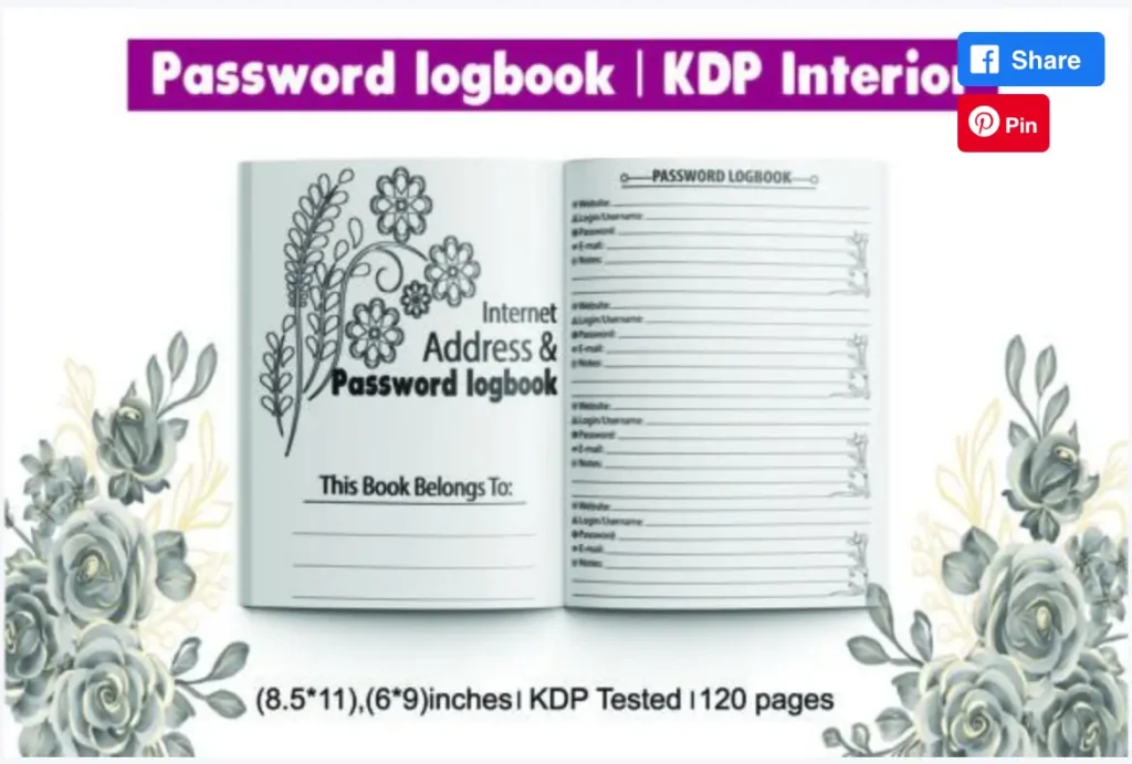 13 Internet And Password Log Book
