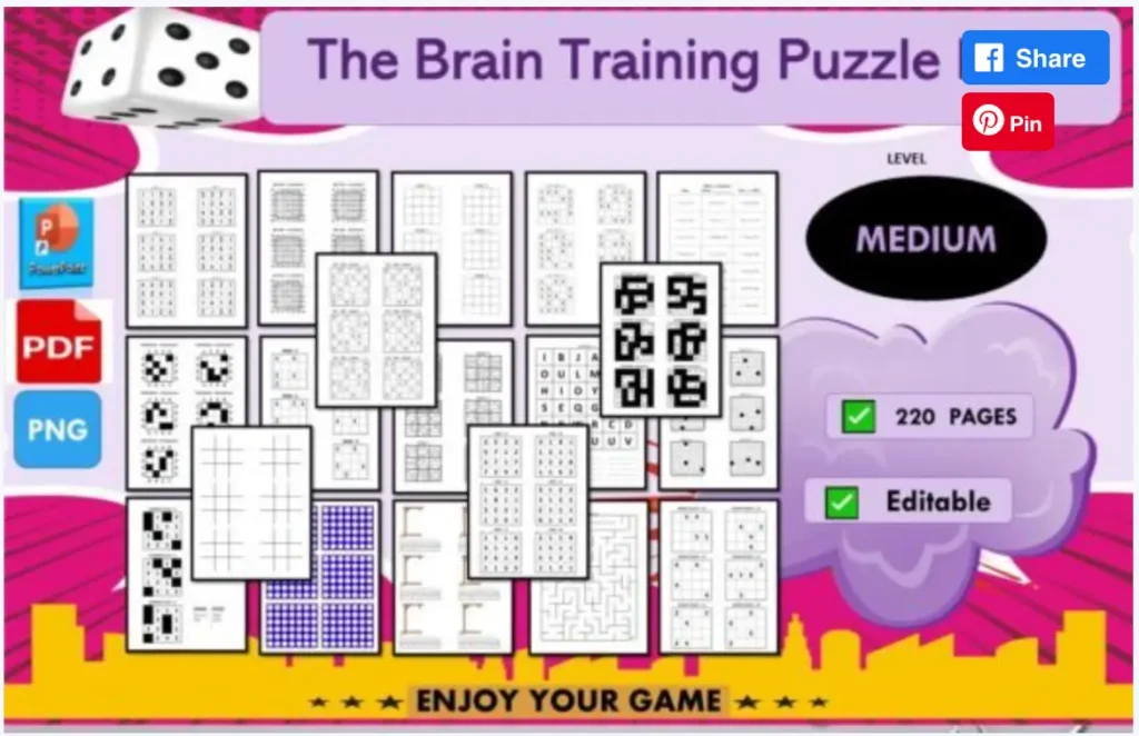 18 1 Brain Health Puzzle Book