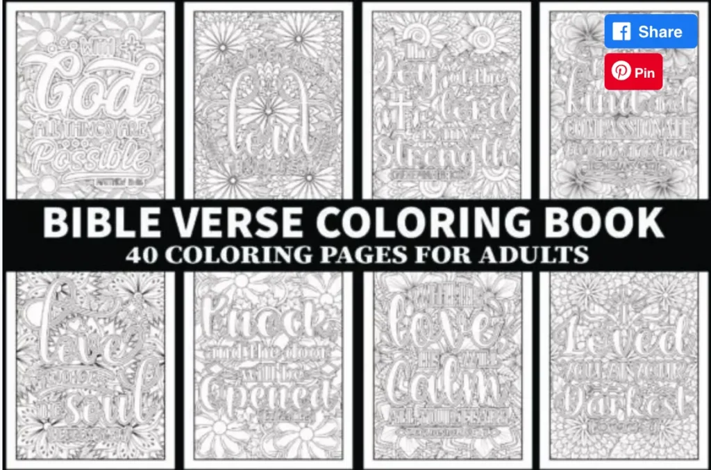 36 Bible Verse Coloring Book For Teen Girls
