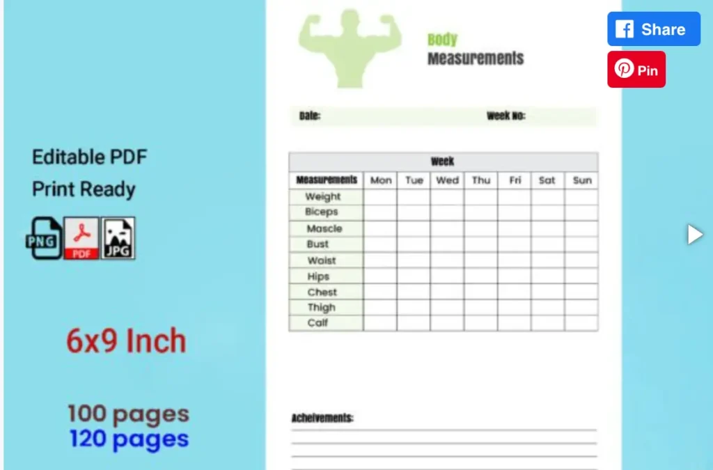 45 Weekly Fitness Challenge Journal
