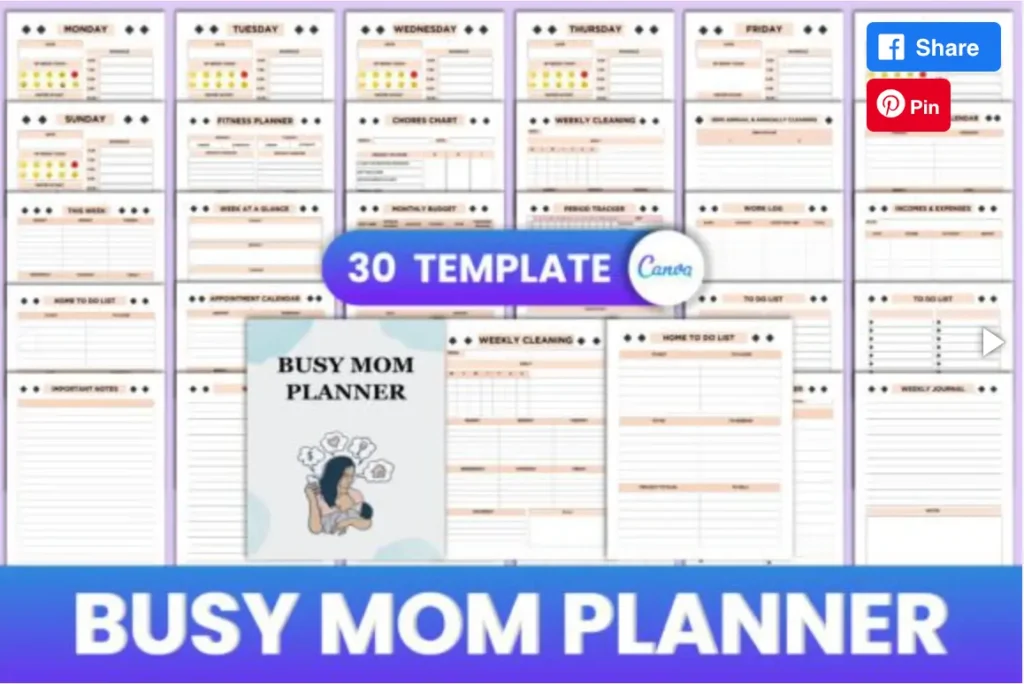 7 Busy Mom Planner