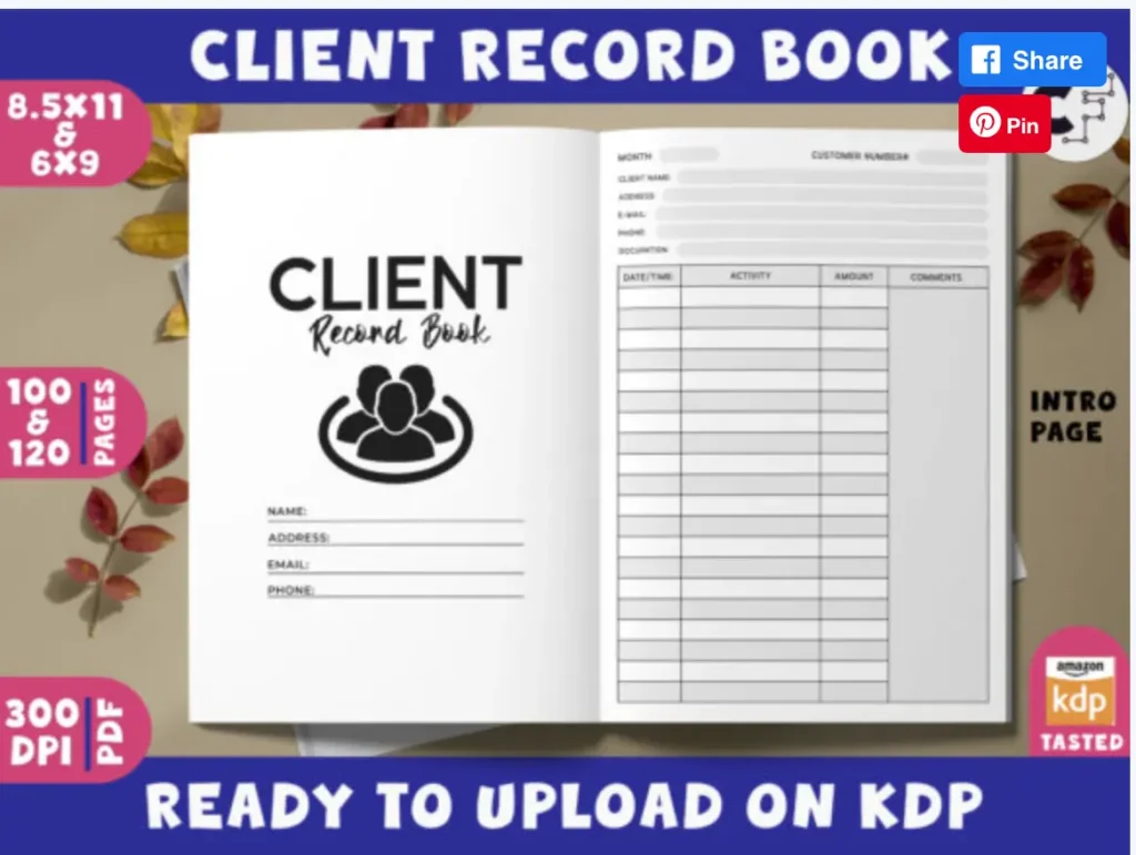 8 Client Record Book
